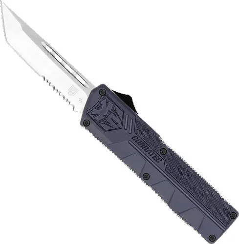 Nyctlwts_1 Cobratec lightweight otf - nypd blue 3. 25" tanto serrated - image 1