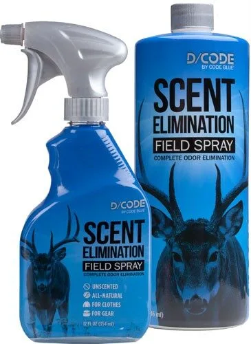 D-CODE SCENT ELIMINATION SPRAY - REFILL COMBO 12FL OZ/32FL OZ