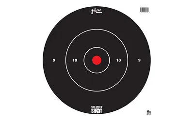 Pro12B-Whte-Tg-5Pk_1 Pro-shot target 12" wht bullseye 5pk - image 1