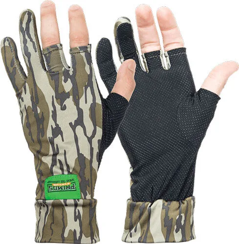 Ps6681 Primos stretch fit fingerless - glove mossy oak bottomland - image 1