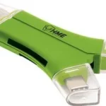 HME MEMORY CARD READER 4-IN-1 - APPLE OR ANDROID DEVICES