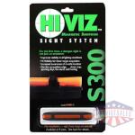 HIVIZ SHOTGUN FRONT SIGHT - MAGNETIC RIB .218-.328" RED