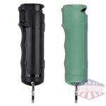 SABRE 2PK PEPPER GEL W/CLP BLK/GRN