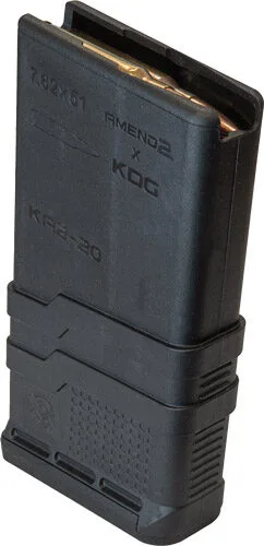 Scarmod3Blk20.Webp Amend2 kdg scar magazine 7. 62x - 51 nato/308 20 rd black - image 1