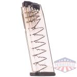 ETS MAGAZINE S&W M&P 9MM 17RD - STANDARD FLUSH CARBON SMOKE