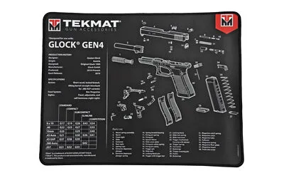 Tekr20-Glock-G4_1 Tekmat ultra pstl mat for glk gen4 - image 1