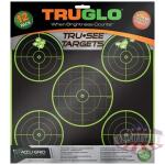 TRUGLO TRU-SEE REACTIVE TARGET - 5 BULL 12-PACK