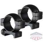 TRUGLO RINGS 1" MEDIUM MATTE - PICATINNY/WEAVER W/4 SCREWS