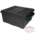 MTM TACTICAL PISTOL HANDGUN - CASE 6 GUN DARK GREY