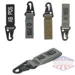 Embroidered Blood Type Tags (A+)