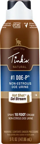 W6261_1 Tinks deer lure #1 doe-p non - estrus hot shot gel 5oz. Aero - image 1