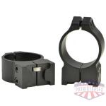 WARNE RINGS 30MM RUGER MEDIUM - M77/HAWKEYE/SUP. REDHAWK MATTE