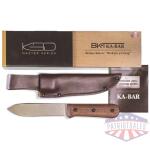 KA-BAR BECKER KEPHART KNIFE - 5.12" BLD WLNT HNDLE LTHR SHTH - Image 2
