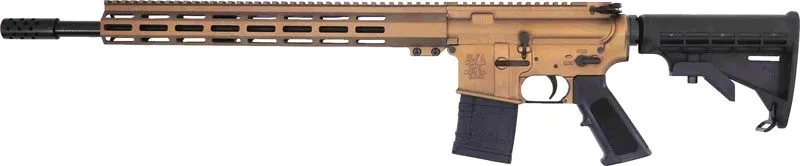 G450Br_Left_1 Glfa ar15 450 bushmaster - 18" nit bbl bronze - image 1