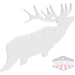 birchwood casey ar500 3/8" silhouette plate target 3-hole elk