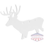 birchwood casey ar500 3/8" silhouette plate target 3-hole deer