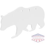 Birchwood Casey AR500 3/8" Silhouette Plate Target 3-Hole Bear
