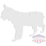 Birchwood Casey AR500 3/8" Steel 1 Hole Animal Silhouette Target - Bobcat 1/ct