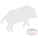 Birchwood Casey AR500 3/8" Silhouette Plate Target 3-Hole Boar