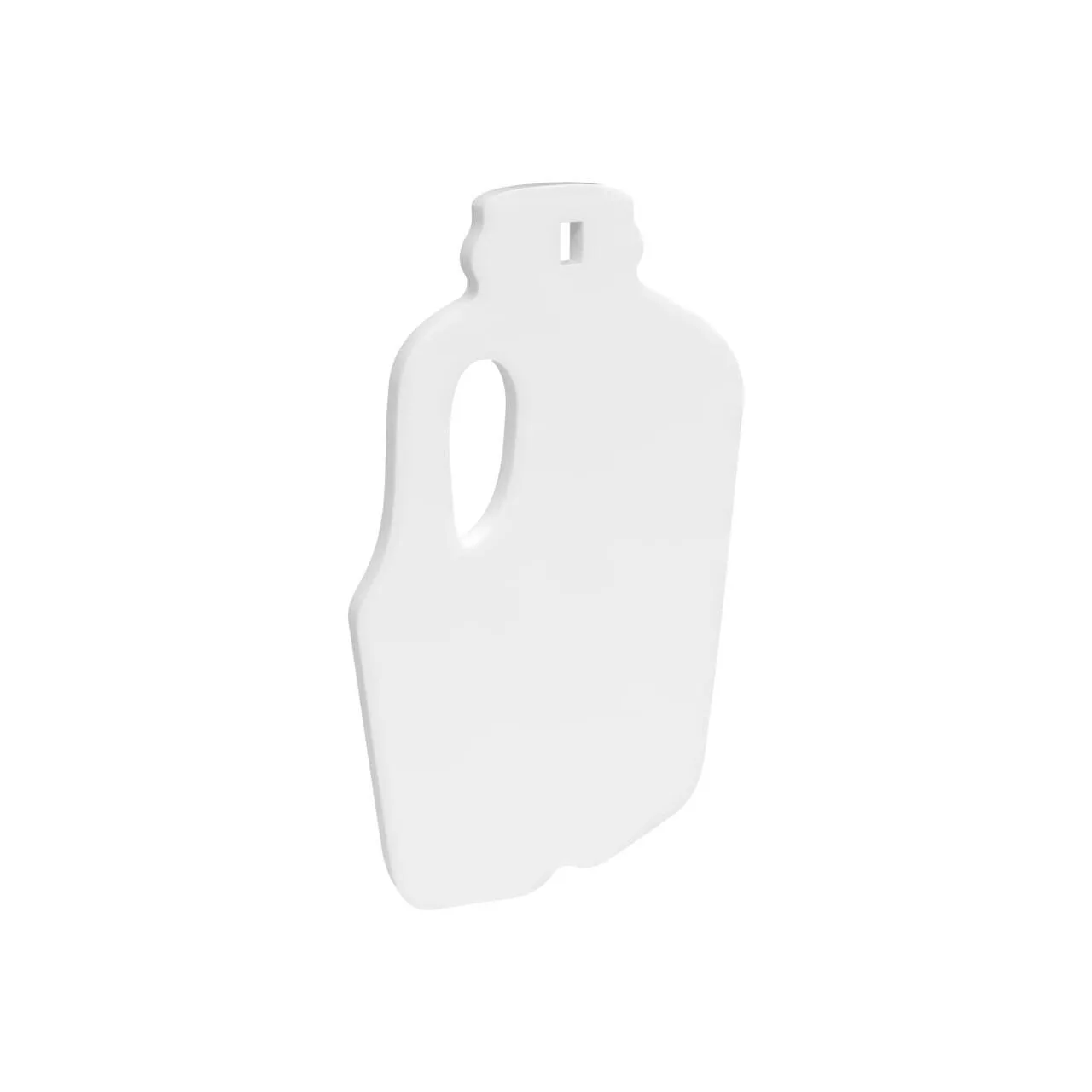 Birchwood Casey AR500 3/8" Silhouette Plate Target 1-Hole Milk Jug