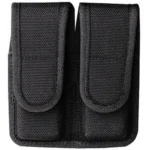 Bianchi Model 7302H AccuMold Double Magazine Pouch Colt Government .380 Hook and Loop Black