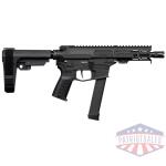 CMMG Banshee MKGs Fixed Ejector Handgun 9mm Luger 33rd Magazine 5'' Barrel RipBrace Armor Black