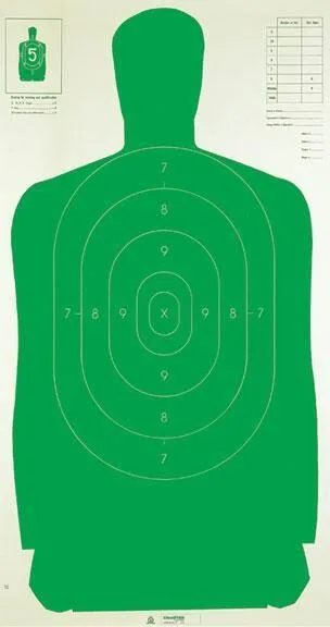 Https3A2F2Fmedia.chattanoogashooting.com2Fimages2Fproduct2Fcm407322Fcm40732_1 Champion le targets paper silhouette target - 24" x 45" green 100/pack - image 1