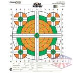 Champion Scorekeeper Targets Fluorescent Orange & Green Bull - 100 yd. Rifle Sight-In 100/Pack