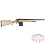 Christensen Arms Ridgeline Scout Rifle .300 Blackout 10rd Magazine 16" Carbon Fiber Barrel Tan/Black Webbing Stock