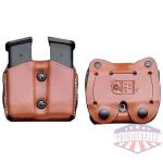 DeSantis Double Magazine Pouch for Colt Gov't 45 Tan Ambi