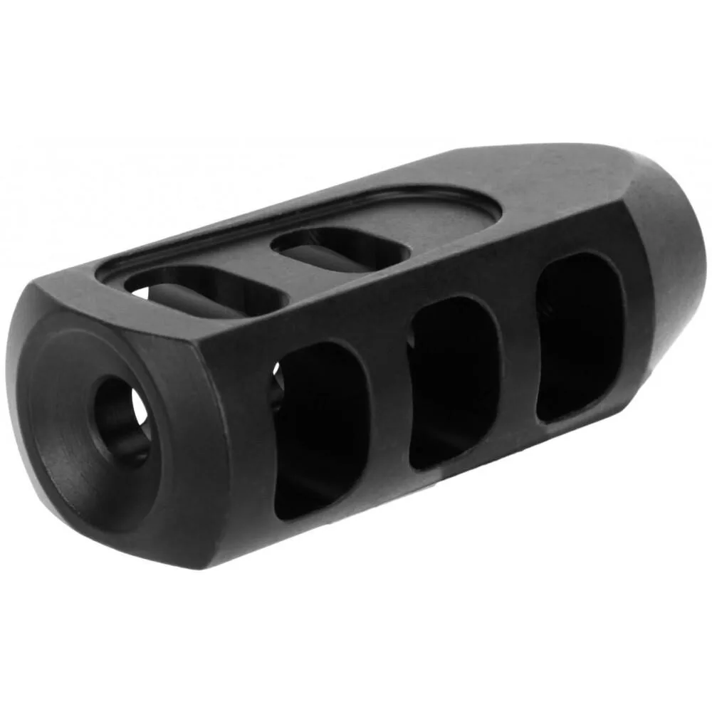 Https3A2F2Fmedia.chattanoogashooting.com2Fimages2Fproduct2Fefmz1009N2Fefmz1009N-1 Tacfire tanker muzzle brake. 223/5. 56 1/2x28 black - image 1