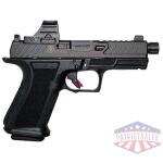 Shadow Systems MR920 War Poet Handgun 9mm Luger 10rd Magazines(2) 4.5" Fluted Threaded Barrel Black w/Holosun 507C