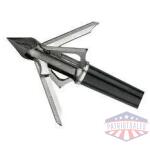 Muzzy Trocar 4-blade HBX Crossbow Hybrid Broadhead 1" X 1 5/8" Cut 100gr 3/pk