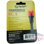 NAP Illuminated Half Moon nock Xbow - Red - 3-pack