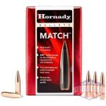 Hornady Match Bullets .30 cal .308" 168 gr BTHP 250/ct