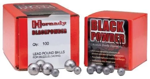 Https3A2F2Fmedia.chattanoogashooting.com2Fimages2Fproduct2Fho60932Fho6093 Hornady lead round ball. 50 cal. 495" 100/ct - image 1