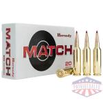 Hornady Match ELD Rifle Ammunition .22 Creedmoor 80gr PT 3285 fps 20/ct