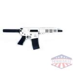 Great Lakes AR-15 Pistol .223 Wylde 30rd Magazine 7.5" Nitride Barrel White Finish