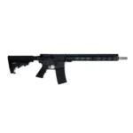 GLFA AR-15 Rifle .223 Wylde 30rd Magazine 16" Threaded Barrel Black and Stainless with 15.25" Handguard