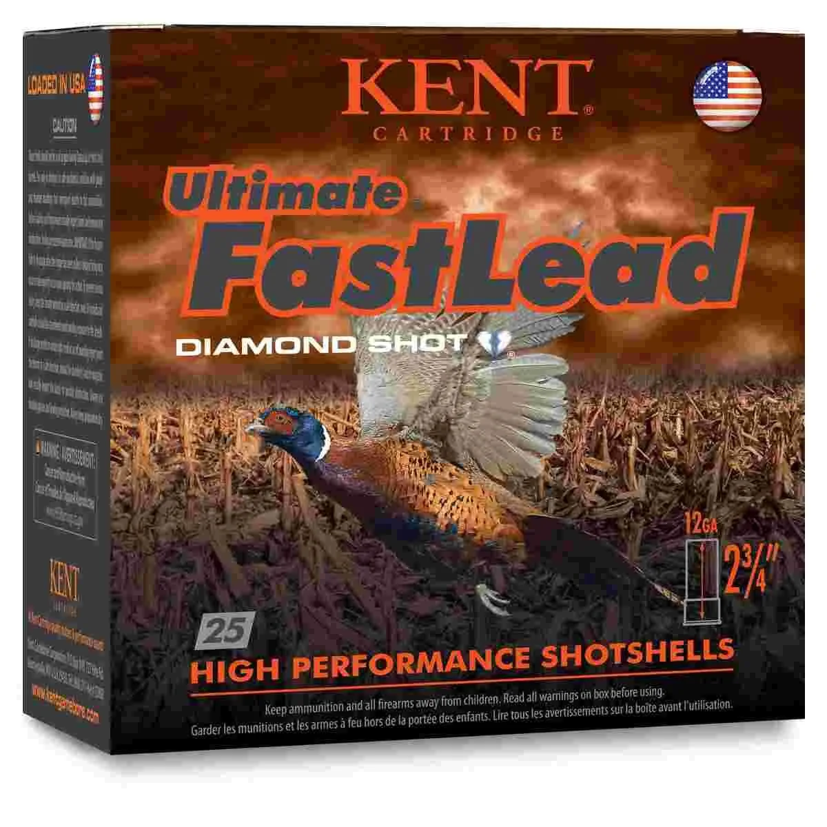 Https3A2F2Fmedia.chattanoogashooting.com2Fimages2Fproduct2Fkik122Ufl4052Fkik122Ufl405_1 Kent ultimate fast lead shotshells 12 ga 2-3/4" 1-3/8oz 1475 fps #5 25/ct - image 1