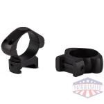 Konus 2-Piece Steel Riflescope Rings 30mm Low - Matte Black