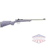 keystone crickett "my first rifle" .22 lr single shot 16.1" barrel purple with black webbing
