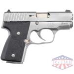 Kahr Arms MK9 Handgun 9mm Luger 6&7rd Magazines (2) 3" Barrel Silver with Black Grips CA Compliant