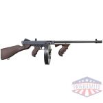 Auto Ordinance 1927A1-1C Light Weight Deluxe Rifle .45 Auto 100rd Drum/20rd Stick Magazines 18" Barrel Walnut Grain Poly Furniture