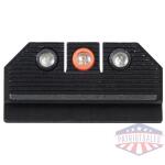 Night Fision Optics Ready Stealth Night Sight Set Orange Front Black Back for Ruger Max 9