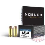 Nosler Match Grade Handgun Ammunition .40 S&W 180 gr JHP 1005 fps 20/ct