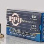 PPU Handgun Ammunition .40 S&W  165 gr FPJ  1541 fps 50/ct
