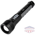 Police Security Flashlights Twin Power Flashlight 2000 Lumens Black