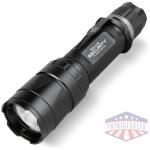 Police Security Flashlights Trac Tact RX Flashlight 1500 Lumens Black