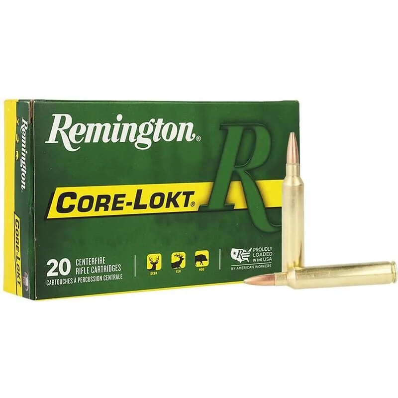 Https3A2F2Fmedia.chattanoogashooting.com2Fimages2Fproduct2Frt277592Frt27759-1 Remington core-lokt rifle ammunition 7mm rem ultra 150gr psp 3230 fps 20/ct - image 1